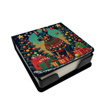Load image into Gallery viewer, Doberman Pinscher Christmas PU Leather Note Paper Holder