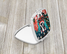Load image into Gallery viewer, French Bulldog Christmas Compact Mirror – Stylish Purse Mirror with Artistic Covers