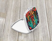 Load image into Gallery viewer, German Shepherd Christmas Compact Mirror – Stylish Purse Mirror with Artistic Covers