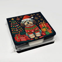 Load image into Gallery viewer, Havanese Christmas PU Leather Note Paper Holder