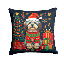 Load image into Gallery viewer, Havanese Christmas Fabric Decorative Pillow