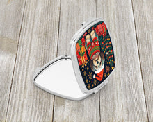 Load image into Gallery viewer, Havanese Christmas Compact Mirror – Stylish Purse Mirror with Artistic Covers
