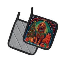 Load image into Gallery viewer, Irish Setter Christmas Pot Holders - Set of 2 Decorative Kitchen Helpers | Made in the USA