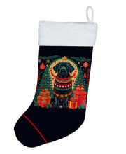 Load image into Gallery viewer, Black Labrador Retriever Christmas Christmas Stocking
