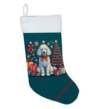 Load image into Gallery viewer, White Poodle Christmas Christmas Stocking