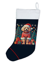 Load image into Gallery viewer, Apricot Toy Poodle Christmas Christmas Stocking