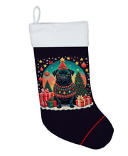 Load image into Gallery viewer, Black Pug Christmas Christmas Stocking