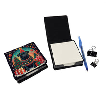Load image into Gallery viewer, Black Pug Christmas PU Leather Note Paper Holder