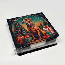Load image into Gallery viewer, Rhodesian Ridgeback Christmas PU Leather Note Paper Holder