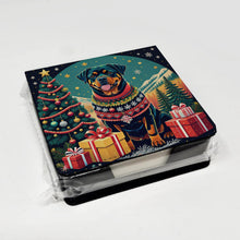 Load image into Gallery viewer, Rottweiler Christmas PU Leather Note Paper Holder