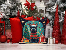 Load image into Gallery viewer, Scottish Terrier Christmas Fabric Decorative Pillow