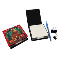 Load image into Gallery viewer, Shar Pei Christmas PU Leather Note Paper Holder