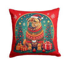 Load image into Gallery viewer, Shar Pei Christmas Throw Pillow - 14x14 Decorative Pillow – Art for Your Home &amp; Patio