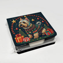Load image into Gallery viewer, Silky Terrier Christmas PU Leather Note Paper Holder