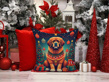 Load image into Gallery viewer, Tibetan Mastiff Christmas Fabric Decorative Pillow