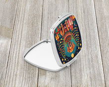 Load image into Gallery viewer, Vizsla Christmas Compact Mirror – Stylish Purse Mirror with Artistic Covers