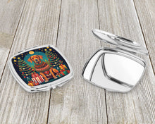 Load image into Gallery viewer, Vizsla Christmas Compact Mirror – Stylish Purse Mirror with Artistic Covers