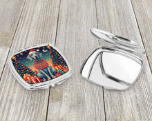 Load image into Gallery viewer, Weimaraner Christmas Compact Mirror – Stylish Purse Mirror with Artistic Covers