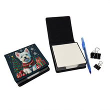 Load image into Gallery viewer, Westie Christmas PU Leather Note Paper Holder