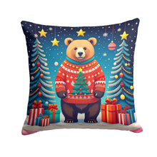 Load image into Gallery viewer, Bear Christmas Fabric Decorative Pillow