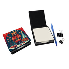 Load image into Gallery viewer, Bear Christmas PU Leather Note Paper Holder
