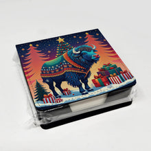 Load image into Gallery viewer, Buffalo Christmas PU Leather Note Paper Holder