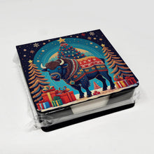 Load image into Gallery viewer, Buffalo Christmas PU Leather Note Paper Holder