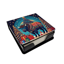 Load image into Gallery viewer, Buffalo Christmas PU Leather Note Paper Holder
