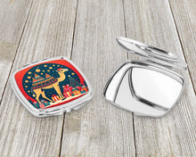 Load image into Gallery viewer, Camel Christmas Compact Mirror – Stylish Purse Mirror with Artistic Covers