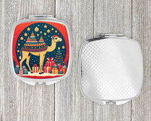 Load image into Gallery viewer, Camel Christmas Compact Mirror – Stylish Purse Mirror with Artistic Covers