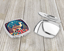 Load image into Gallery viewer, Camel Christmas Compact Mirror – Stylish Purse Mirror with Artistic Covers