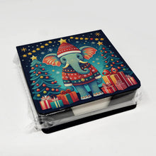 Load image into Gallery viewer, Elephant Christmas PU Leather Note Paper Holder