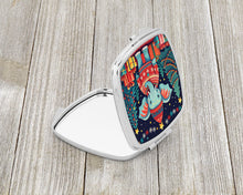Load image into Gallery viewer, Elephant Christmas Compact Mirror – Stylish Purse Mirror with Artistic Covers