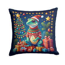 Load image into Gallery viewer, Gecko Christmas Fabric Decorative Pillow