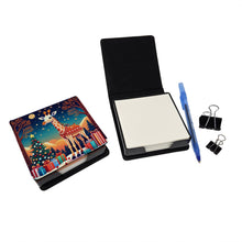 Load image into Gallery viewer, Giraffe Christmas PU Leather Note Paper Holder