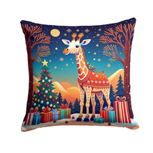 Load image into Gallery viewer, Giraffe Christmas Fabric Decorative Pillow
