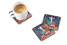 Load image into Gallery viewer, Giraffe Christmas Foam Coaster