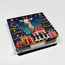 Load image into Gallery viewer, Giraffe Christmas PU Leather Note Paper Holder