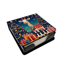 Load image into Gallery viewer, Giraffe Christmas PU Leather Note Paper Holder
