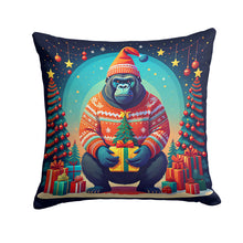 Load image into Gallery viewer, Gorilla Christmas Fabric Decorative Pillow