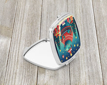 Load image into Gallery viewer, Hippopotamus Christmas Compact Mirror – Stylish Purse Mirror with Artistic Covers