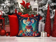 Load image into Gallery viewer, Koala Christmas Fabric Decorative Pillow