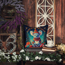 Load image into Gallery viewer, Koala Christmas Fabric Decorative Pillow