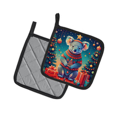 Load image into Gallery viewer, Koala Christmas Pot Holders - Set of 2 Decorative Kitchen Helpers | Made in the USA