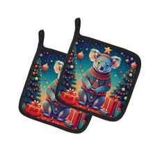 Load image into Gallery viewer, Koala Christmas Pot Holders - Set of 2 Decorative Kitchen Helpers | Made in the USA