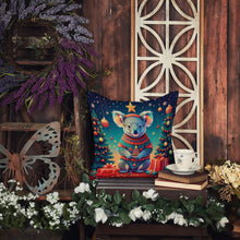 Load image into Gallery viewer, Koala Christmas Fabric Decorative Pillow