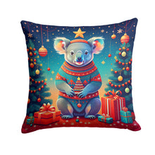 Load image into Gallery viewer, Koala Christmas Fabric Decorative Pillow