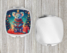 Load image into Gallery viewer, Koala Christmas Compact Mirror – Stylish Purse Mirror with Artistic Covers