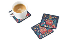 Load image into Gallery viewer, Leopard Christmas Foam Coaster