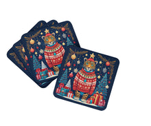 Load image into Gallery viewer, Leopard Christmas Foam Coaster